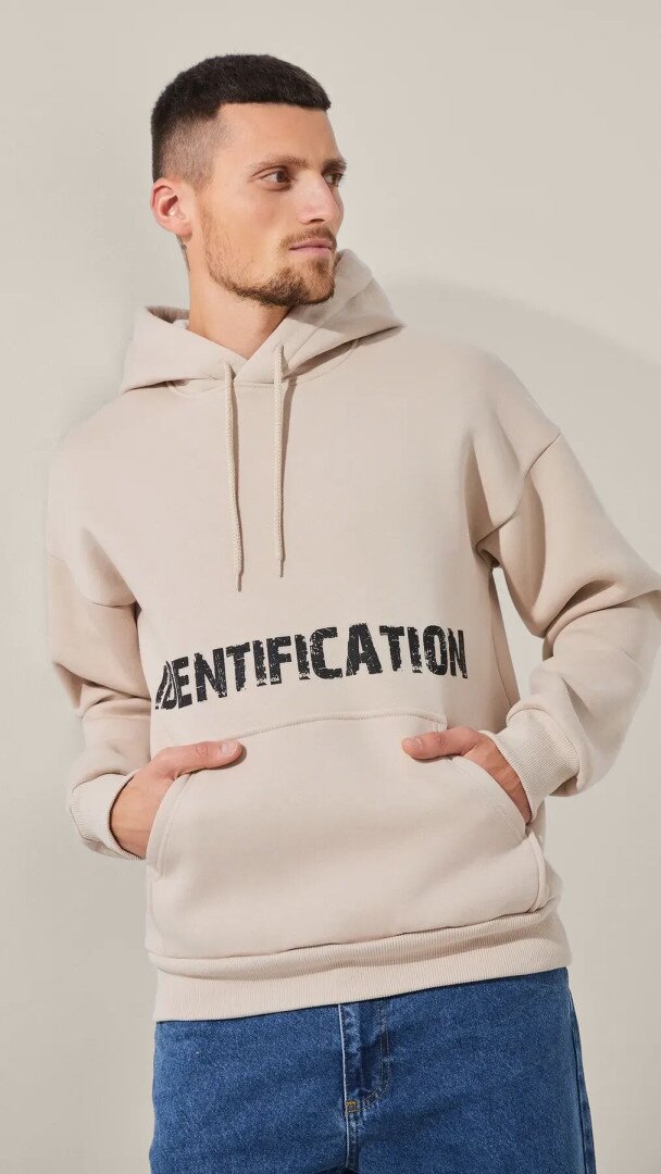 Худі з принтом чоловічий LAWA P-MB02318 L Сіро-бежевий shop (2888000029898)  Фото №0