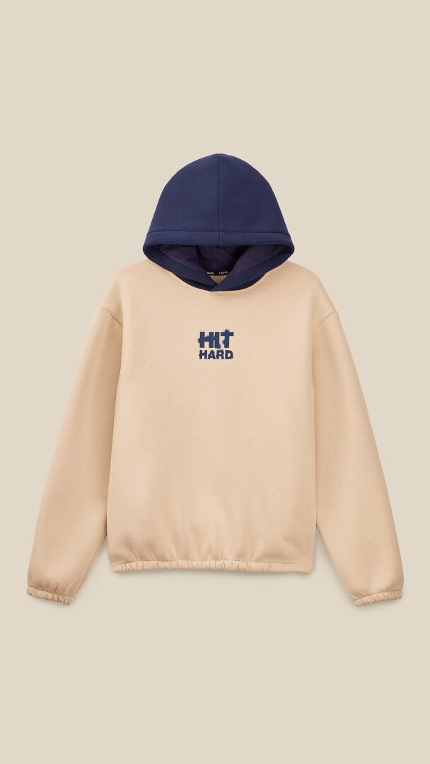 Худі з принтом чоловічий LAWA P-MT02305 S Сіро-бежевий shop (2000999379024)
