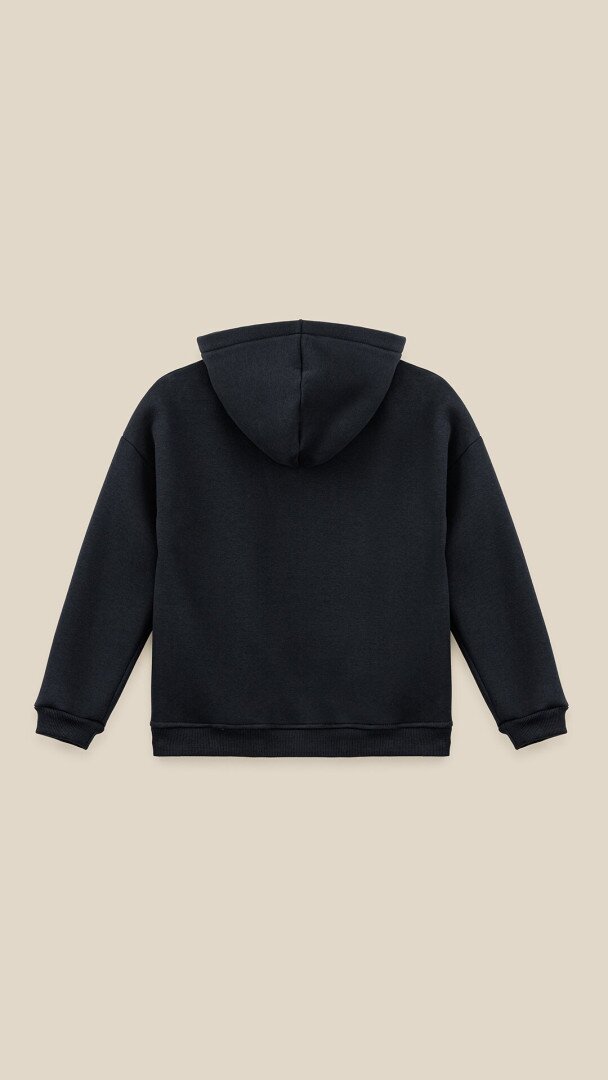 Худі з принтом для дівчинки LAWA P-GB02338 134 см Графітовий shop (2000999361081)  Фото №2