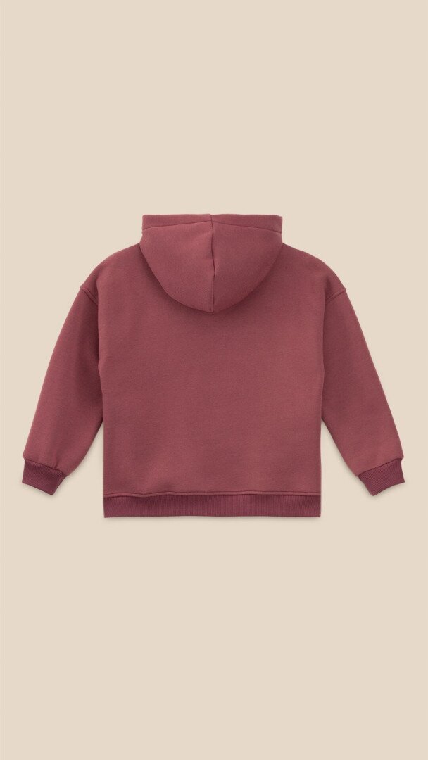 Худі з принтом для дівчинки LAWA P-GB02340 116 см Сливовий shop (2888000028310)  Фото №2