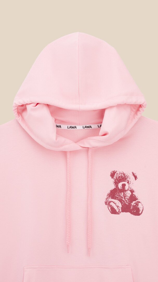 Худі з принтом для дівчинки LAWA P-GB02344 152 см Рожевий shop (2000999558870)  Фото №0