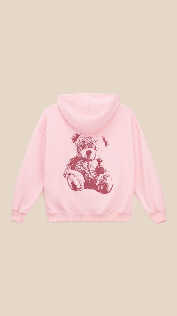 Худі з принтом для дівчинки LAWA P-GB02344 152 см Рожевий shop (2000999558870)  Фото №2