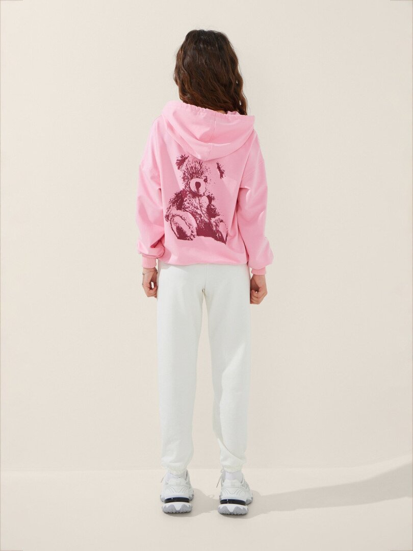 Худі з принтом для дівчинки LAWA P-GB02344 152 см Рожевий shop (2000999558870)  Фото №2