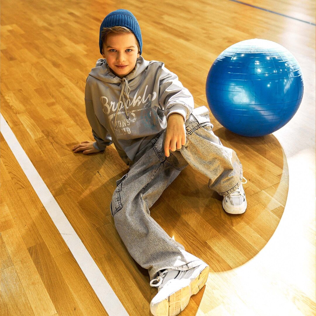 Худі з принтом для хлопчика LAWA P-BB02310 128 см Світло-сірий shop (2000991052734)  Фото №0