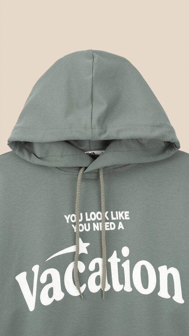 Худі з принтом для хлопчика LAWA P-BB02324 152 см Хакі shop (2000999300929)  Фото №0