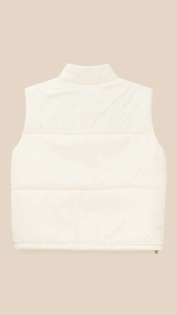 Жилет однотонний для дівчинки LAWA GBC02364 134 см Молочний shop (2000999519802)  Фото №2