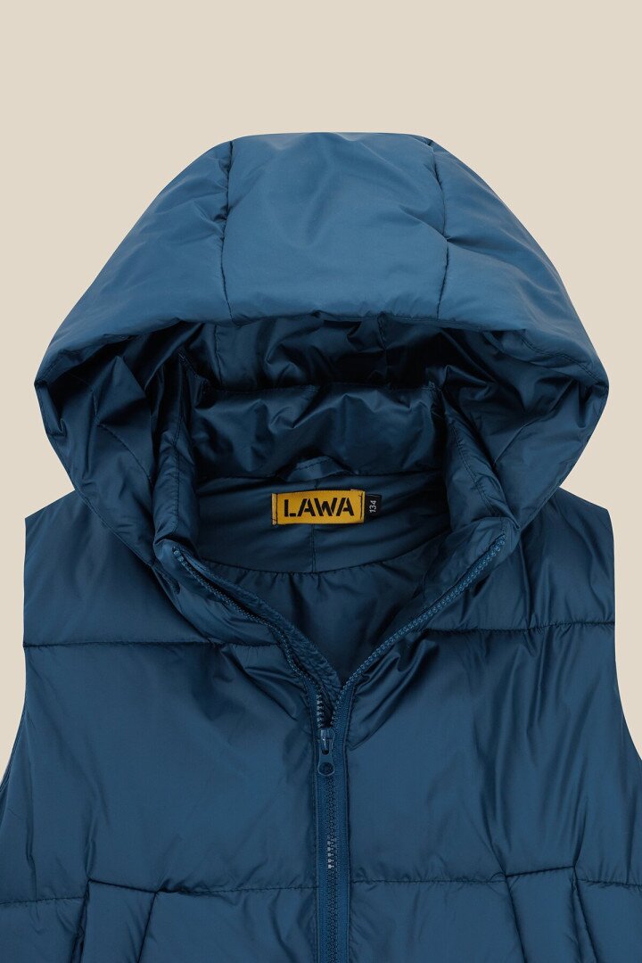 Жилет утеплений для хлопчика LAWA BBC02313 152 см Синій shop (2000991051027)  Фото №1