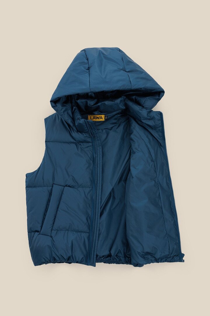 Жилет утеплений для хлопчика LAWA BBC02313 152 см Синій shop (2000991051027)  Фото №0