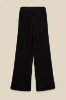 Спортивні штани палаццо жіночі LAWA WBC02378 5XL Чорний shop (2000999463259)
