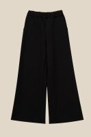 Штани палаццо однотонні жіночі LAWA WBC02364 2XL Чорний shop (2000990373908)