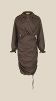 Сукня однотонна жіноча LAWA WBC02475 L Шоколадний shop (2888000019899)