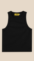 Майка однотонна для дівчинки LAWA GBC02347 140 см Чорний shop (2000999241437)