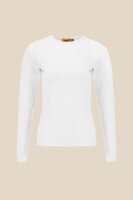 Лонгслів однотонний жіночий LAWA WBC02348 3XL Білий shop (2888000005045)