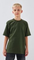 Футболка однотонна для хлопчика LAWA BBC02307 134 см Хакі shop (2000999200366)
