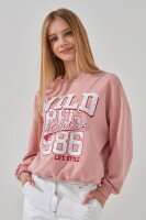Світшот з принтом для дівчинки LAWA P-GB02313 122 см Рожевий shop (2000999143861)