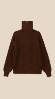 Джемпер однотонний жіночий LAWA WTC02455 M Шоколадний shop (2888000019684)
