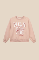 Світшот з принтом для дівчинки LAWA P-GB02313 122 см Рожевий shop (2000999143861)