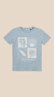 Футболка з принтом California жіноча LAWA P-WB02398 XS Блакитний shop (2000999190797)