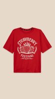 Футболка з принтом Strawberry жіноча  LAWA P-WB02392 XS Червоний shop (2000999215278)