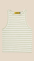 Майка з візерунком для дівчинки LAWA GBC02405 146 см Оливково-молочний shop (2000999206856)