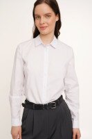 Сорочка однотонна жіноча LAWA WBC02323 2XL Білий shop (2000990256812)