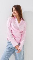 Блуза однотонна жіноча LAWA WTC02465 S Світло-рожевий shop (2000999540615)  Фото №1