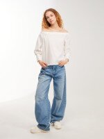 Блуза однотонна жіноча LAWA WTC02482 S Білий shop (2000999617119)  Фото №0