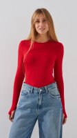 Боді однотонний жіночий LAWA WBC02452 XL Червоний shop (2888000019332)