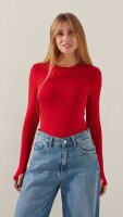 Боді однотонний жіночий LAWA WBC02452 XL Червоний shop (2888000019332)