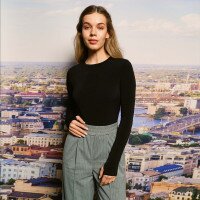 Боді однотонний жіночий LAWA WBC02452 M Чорний shop (2000991042841)