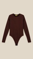 Боді однотонний жіночий LAWA WBC02452 2XL Шоколадний shop (2888000019509)