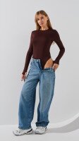 Боді однотонний жіночий LAWA WBC02452 2XL Шоколадний shop (2888000019509)  Фото №0