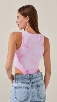 Боді з візерунком жіночий LAWA WTC02443 XL Рожевий shop (2000999243318)  Фото №3