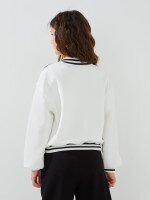 Бомбер для дівчинки LAWA P-GB02347 134 см Молочний shop (2000999562761)  Фото №2