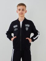 Бомбер для хлопчика LAWA P-BB02337 146 см Темно-синій shop (2000999586248)