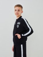Бомбер для хлопчика LAWA P-BB02337 146 см Темно-синій shop (2000999586248)  Фото №1