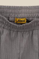 Штани прямі з візерунком жіночі LAWA WBC02447 S Сірий shop (2000990763440)  Фото №5