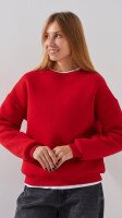 Cвітшот однотонний жіночий LAWA WBC02318 5XL Темно-червоний shop (2888000024985)  Фото №1