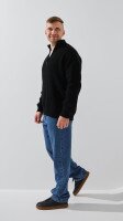 Джемпер однотонний чоловічий LAWA MBC02388 S Чорний shop (2888000018687)  Фото №2