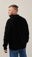 Джемпер однотонний чоловічий LAWA MBC02388 XL Чорний shop (2888000018717)  Фото №2