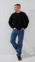 Джемпер однотонний чоловічий LAWA MBC02389 S Чорний shop (2888000018724)  Фото №0