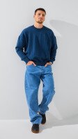 Джемпер однотонний чоловічий LAWA MBC02389 S Синій shop (2888000018762)  Фото №0