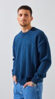 Джемпер однотонний чоловічий LAWA MBC02389 S Синій shop (2888000018762)  Фото №1