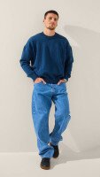 Джемпер однотонний чоловічий LAWA MBC02389 M Синій shop (2888000018779)  Фото №0