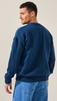 Джемпер однотонний чоловічий LAWA MBC02389 M Синій shop (2888000018779)  Фото №2