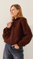 Джемпер однотонний жіночий LAWA WTC02455 S Шоколадний shop (2888000019677)  Фото №0