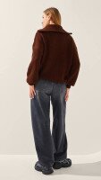 Джемпер однотонний жіночий LAWA WTC02455 S Шоколадний shop (2888000019677)  Фото №4