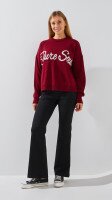 Джемпер з принтом жіночий LAWA WBC08630 L/XL Бордовий shop (2888000019080)  Фото №0