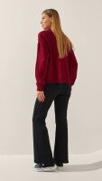 Джемпер з принтом жіночий LAWA WBC08630 L/XL Бордовий shop (2888000019080)  Фото №3