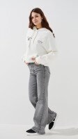 Джинси кльош однотонні жіночі LAWA WTC02458 36 Світло-графітовий shop (2000999402401)  Фото №0